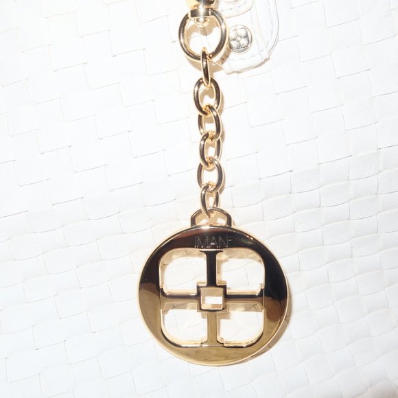 VINTAGE IMAN White Leather w/Animal Print Sharif - Picture 7 of 12